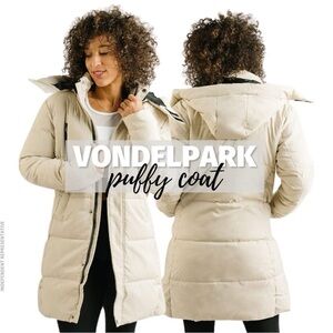 ZYIA Ivory Vented Vondelpark Puffy Coat
